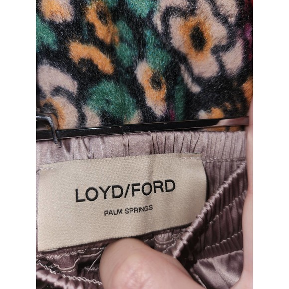 Loyd/Ford satin pink pants joggers S - Picture 2 of 3